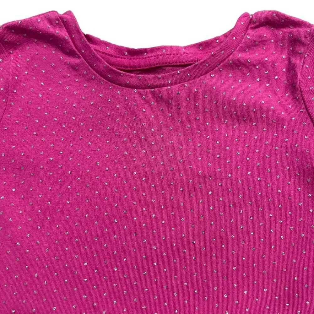 Baby Gap 12-18m Pink Metallic Dot Skater Dress